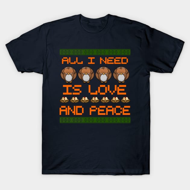 All i need is love and peace T-Shirt by FlyingWhale369
